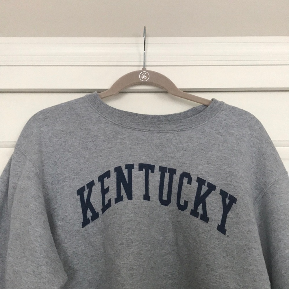 Vintage Grey Crewneck Sweatshirt
